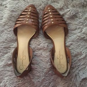 Jessica Simpson Brown Flats
